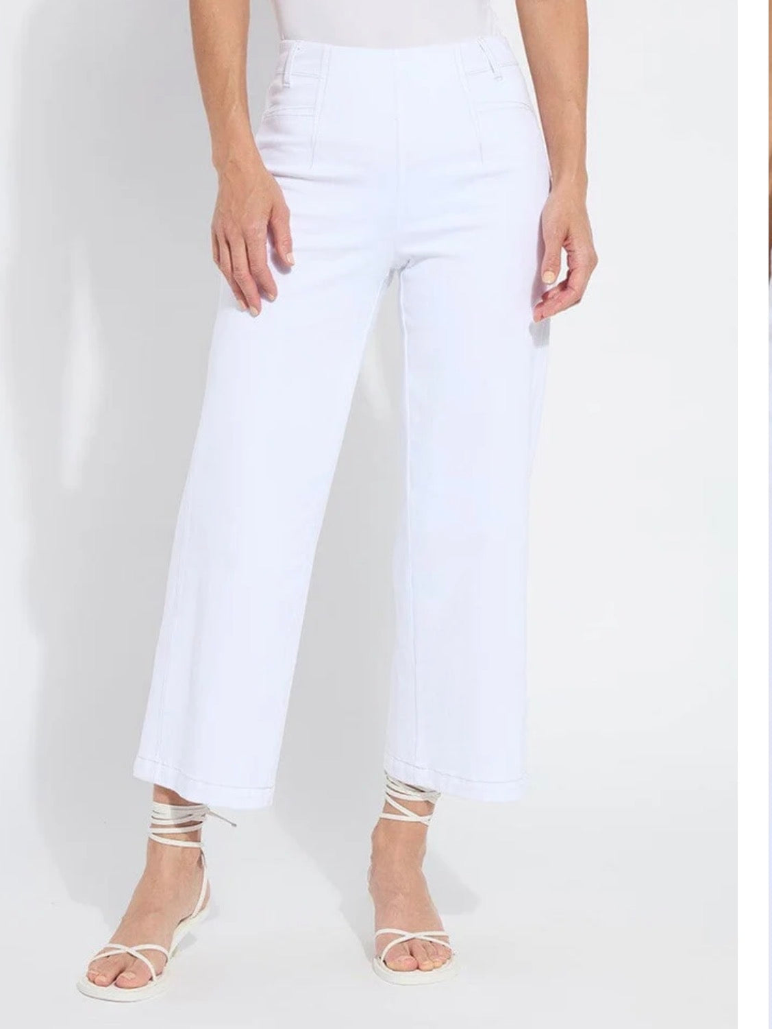 LYSSE Layton Wide Leg Crop Denim