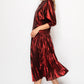 Jinna Stretch Shimmering Pleated Skirt