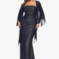 Betsy & Adam "BERNADETTE" CHIFFON SHAWL WRAP