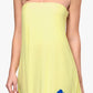 Betsy & Adam CARMEN CHIFFON STRAPLESS FLORAL FLOOR LENGTH DRESS