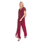 Last Tango Chiffon Overlay Jumpsuit