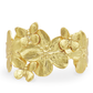 KARINE SULTAN - Botanical Butterfly Cuff - 24K Gold Plated