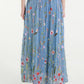 TINA Stephens Italy/Tees By Tina - Sable Garden Silk Skirt (SL202G)