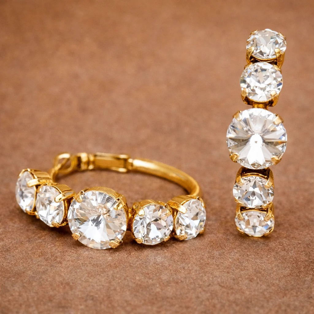 Rachel Marie CARLA GOLD HOOP EARRING