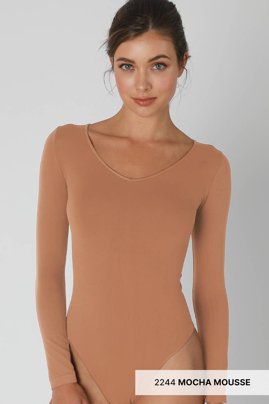 NIKIBIKI Jersey V Neck LS Bodysuit