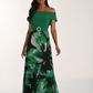 Frank Lyman Floral Off-shoulder Maxi Dress