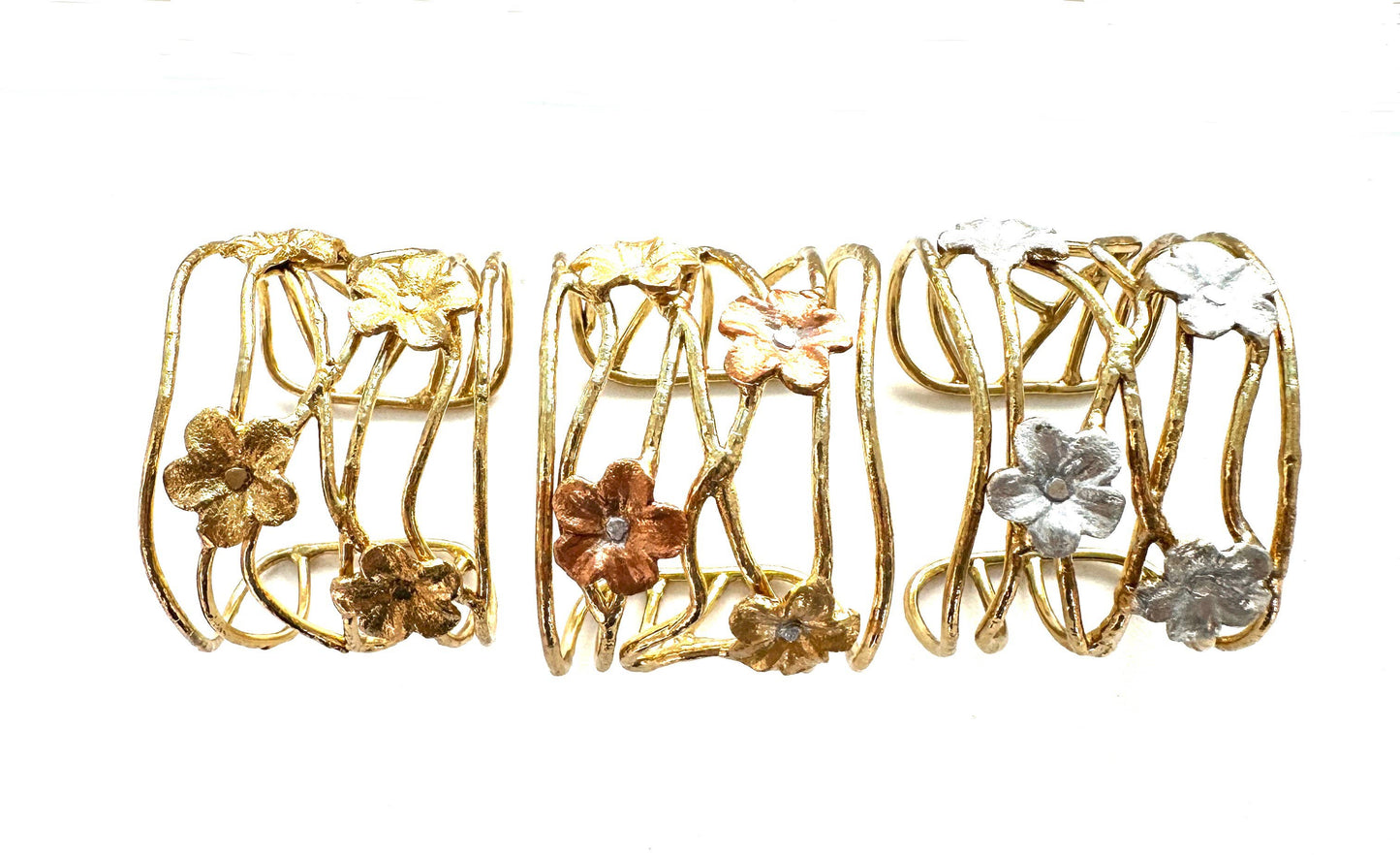 CV Designs - Large flower cuff-cvbfl-Best Seller