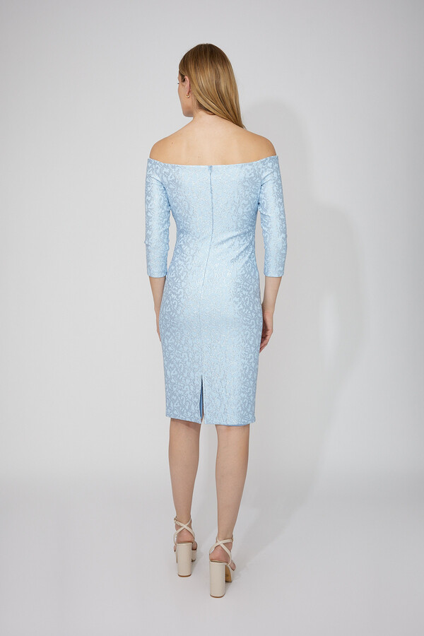 Frank Lyman Floral Off-shoulder Sheath Dress Style 268234