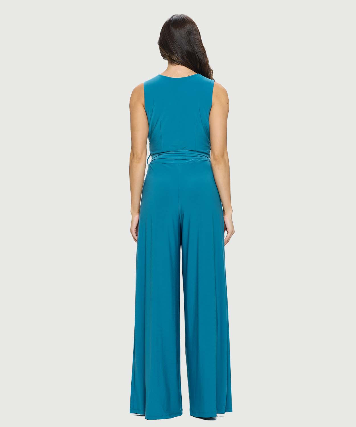 Last Tango Surplice Jumpsuit With Tie Waist