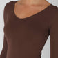 NIKIBIKI Jersey V Neck LS Bodysuit