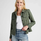 Liverpool Peplum Hem Trucker Jacket