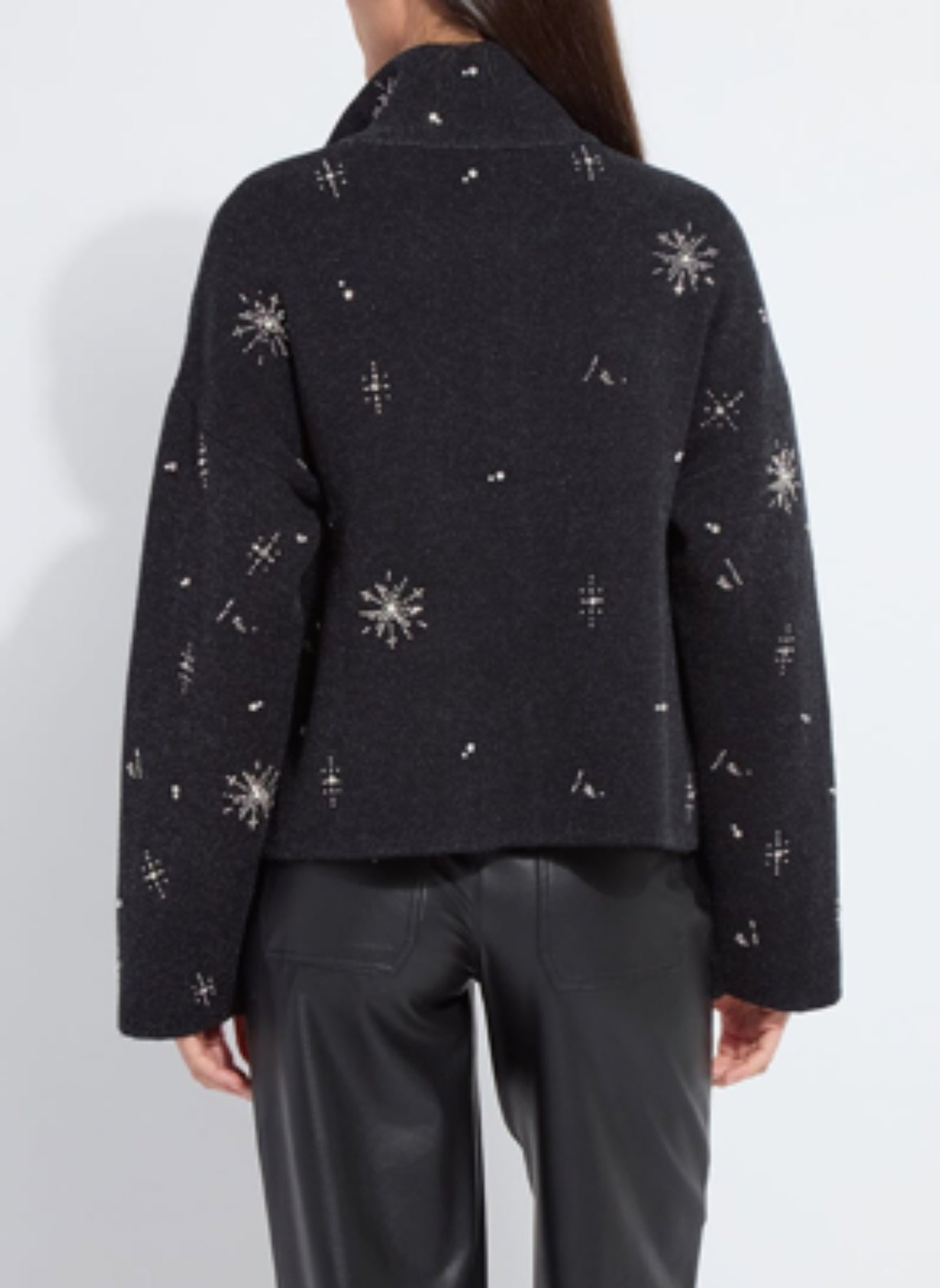 Lysse Scottie Embellished Knit Jacket