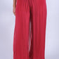 TINA Stephens Italy/Tees By Tina - Mercedes Foldover Waist Silk Pant (PL203): 316 Olive / One Size