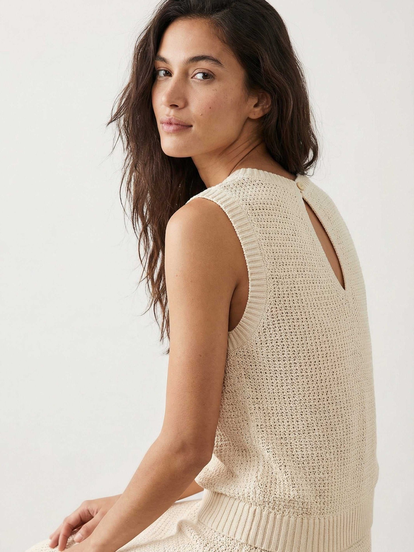 Fifteen Twenty - Kimmy Keyhole Sweater Tank
