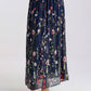 TINA Stephens Italy/Tees By Tina - Sable Garden Silk Skirt (SL202G)