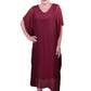 Helen Silk Kaftan Long Dress (DSS204)
