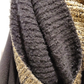 MCG Metallic Gold Warm Cozy Round Neck Knit Sweater