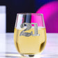 21st Birthday Jeweled Stemless Wine Glass