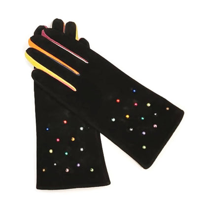 Cherie Pearl Suede Glove