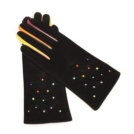Cherie Pearl Suede Glove