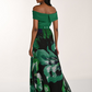 Frank Lyman Floral Off-shoulder Maxi Dress