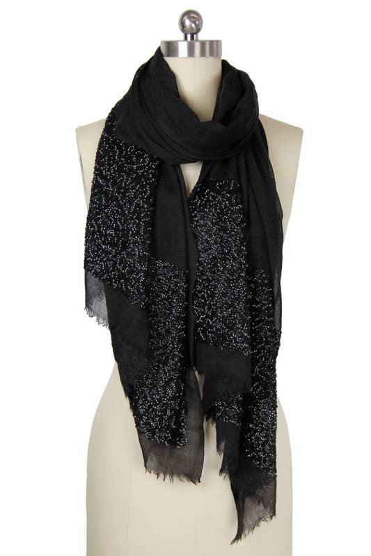 SAACHI - Sequins Wool Scarf