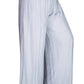 TINA Stephens Italy/Tees By Tina - Mercedes Foldover Waist Silk Pant (PL203): 040 Medium Gray / One Size