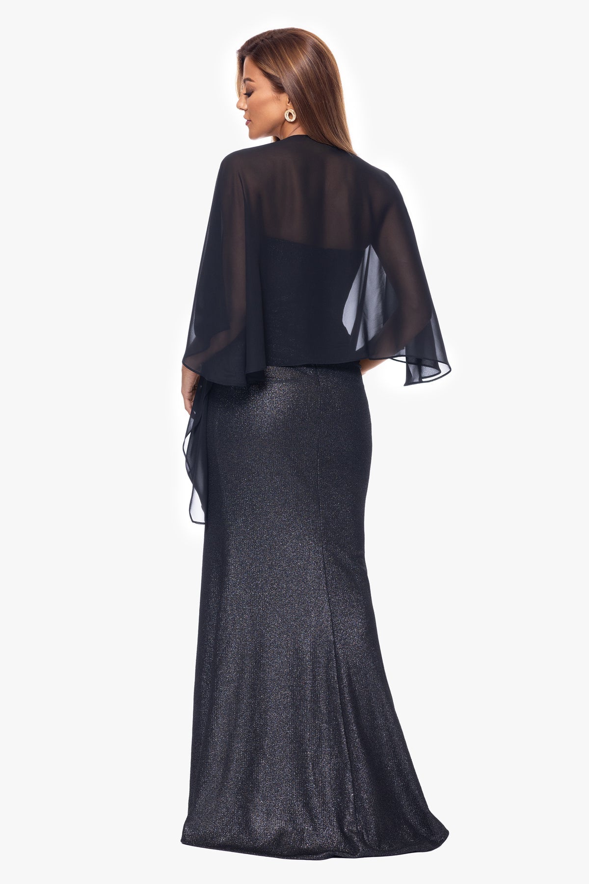Betsy & Adam "BERNADETTE" CHIFFON SHAWL WRAP
