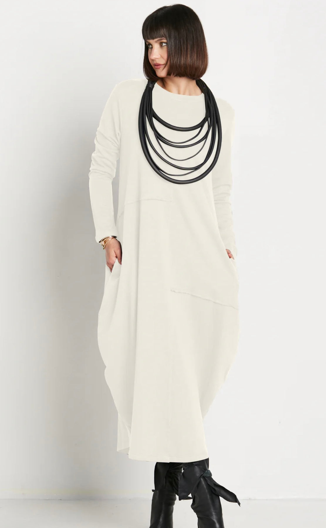 Planet French Terry Bubble Dress