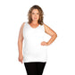 Skinnytees - Plus V Neck Tank