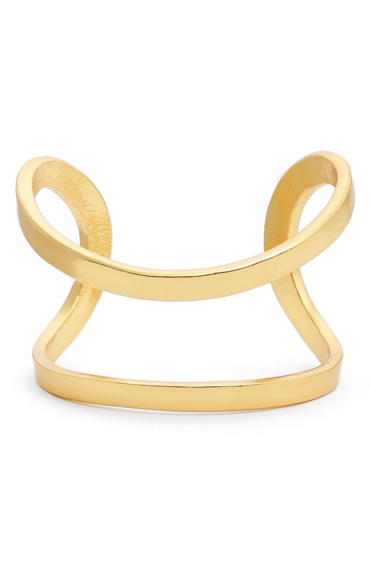 KARINE SULTAN - Minimalist Split Cuff - 24K Gold Plated