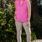 Sarita Silk Drape Neck Top (BT212)