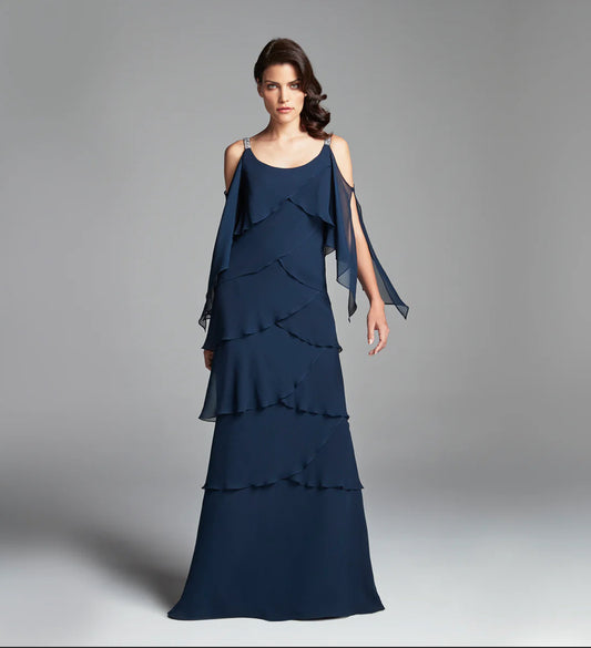 Alexander by Daymor Couture Scoop Neck Sheath