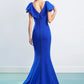 Alexander by Daymor Cap Sleeve Evening Gown