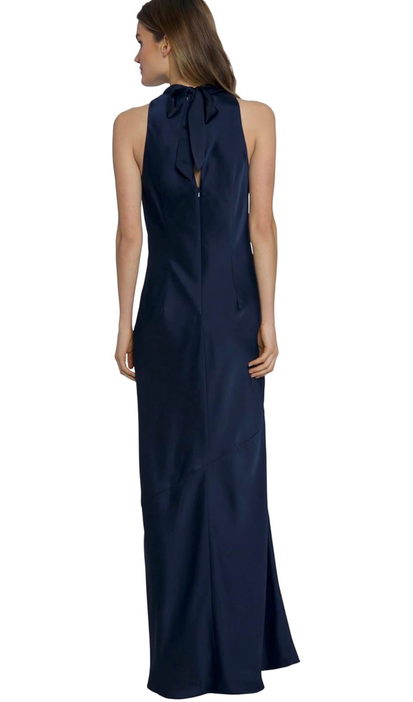 Maggy London Fit and Flare Halter Dress