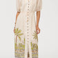 Johnny Was BUTTON FRONT DRAWSTRING DRESS