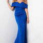 Jovani Off the Shoulder Fitted Formal Dress