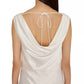 Milly Hammered Satin Cowl Neck Gown