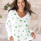 Wooden Ships MINI SHAMROCK PRINTED V COTTON