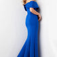 Jovani Off the Shoulder Fitted Formal Dress