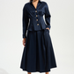 Joseph Ribkoff Elegant High-waist A-line Skirt Style