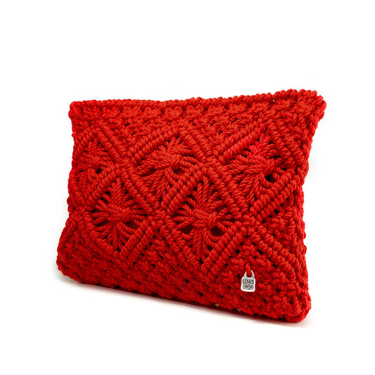 UNO BRANDED CROCHET CLUTCH