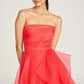 Theia Couture Teresa Strapless Draped Gown