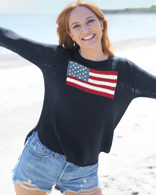 Wooden Ships FLAG CREW COTTON