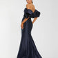 Mac Duggal Black Sweetheart Off The Shoulder Puff Sleeve Gown