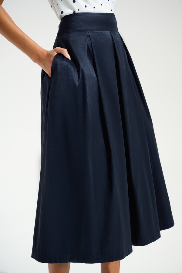 Joseph Ribkoff Elegant High-waist A-line Skirt Style