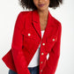 Liverpool Peplum Jacket with Tab Detail