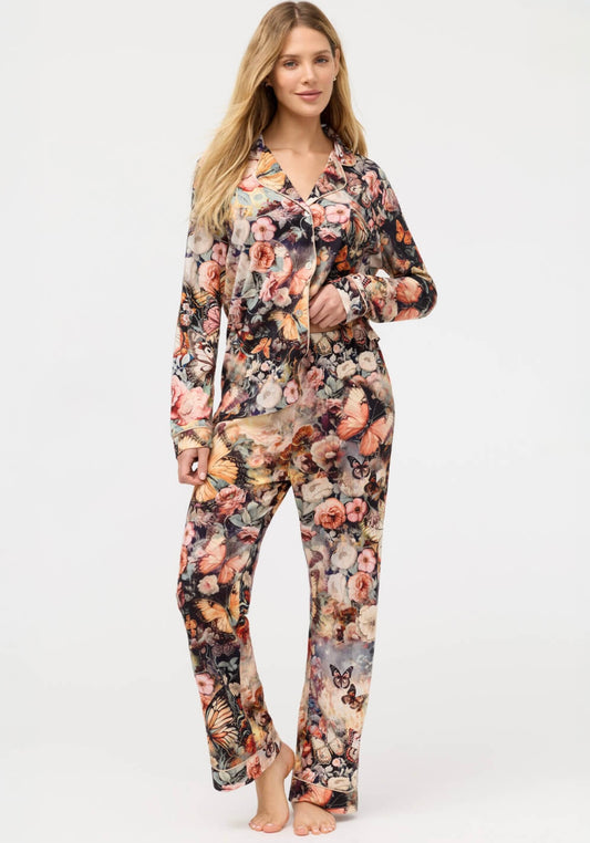 JOHNNY WAS JACLYN LONG Pajama SET