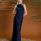 Maggy London Fit and Flare Halter Dress