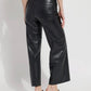 LYSSE Hi Waist Vegan Leather Wide Leg
